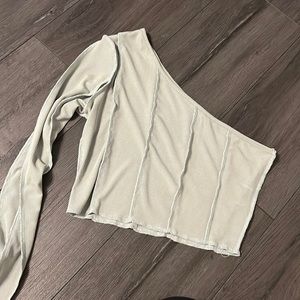 Long sleeve off the shoulder top